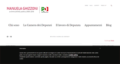 Desktop Screenshot of manuelaghizzoni.it